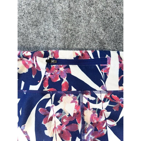 Fabletics Leggings WMNS L Floral High-Waist PowerHold Pink Blue White Active - Picture 7 of 8